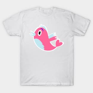 happy pink bird T-Shirt